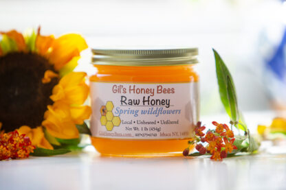 spring wildflowers honey