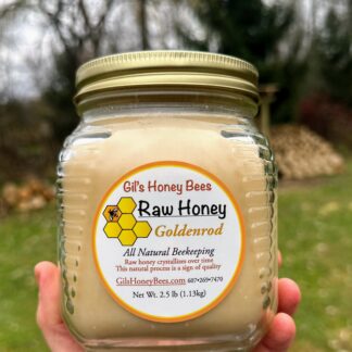 Goldenrod honey 2.5 lb jar