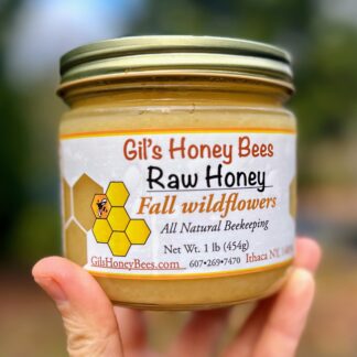 Raw Fall Wildflowers honey 1lb jar